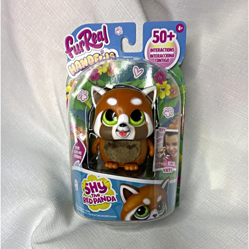 FurReal Handfuls Shy Red Panda Interactive Toy 50+ Interactions Ages 4+